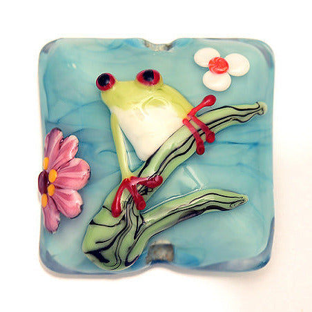 grace lampwork beads artisan handmade glass beads SRA