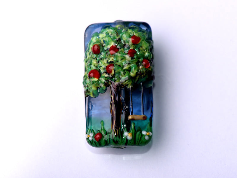 grace lampwork beads artisan handmade glass beads SRA