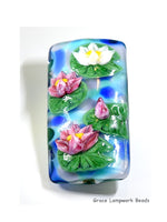 11842403 - Water Lily Pond Kalera Focal Bead