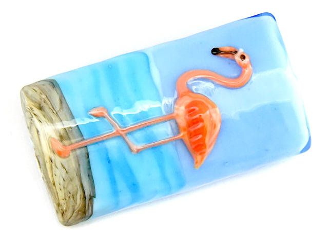 Flamingo Glass beads
