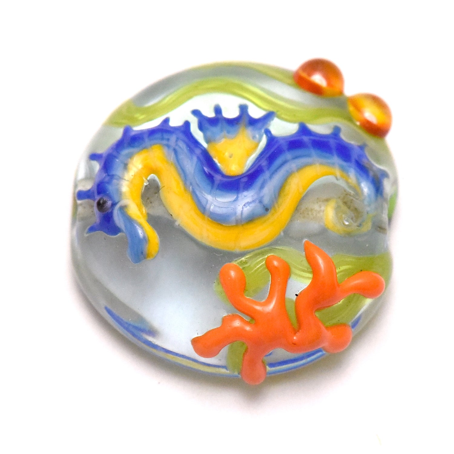 11842902 - Seahorse Lentil Focal Bead