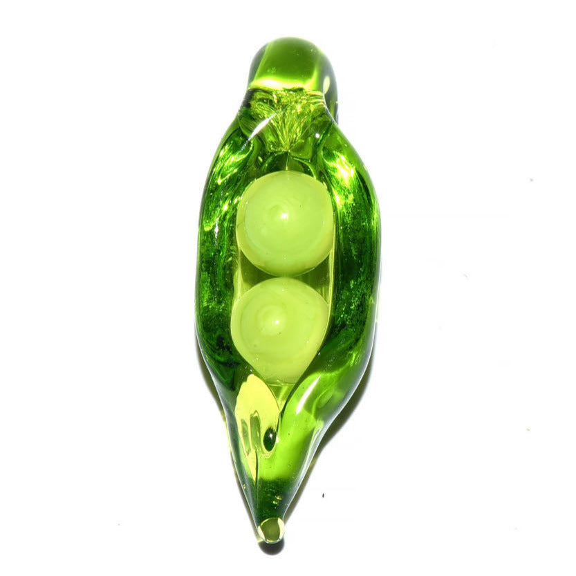 Pea Pod Two Babies Focal Bead