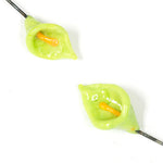 GHP-25: Lime Green Calla Lily Floral Headpin
