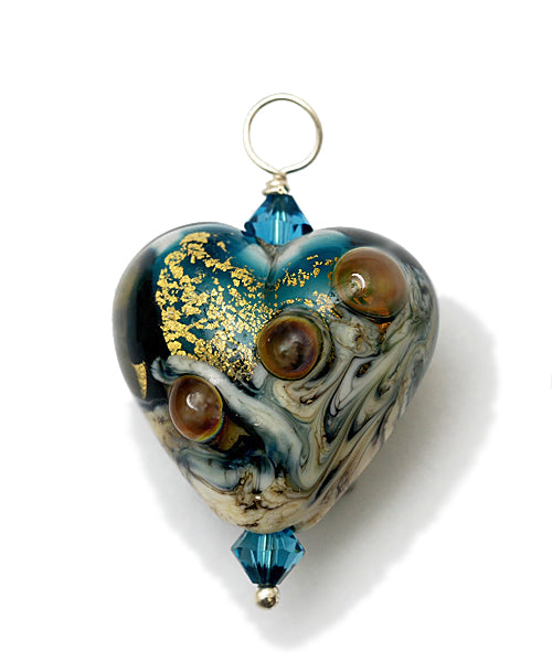 HP-11819305 - Teal Treasure Heart Pendant