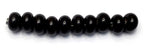 SP010 - Ten Opaque Dk Brown/Black Spacer Beads