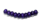 SP018 - Ten Indigo Dichroic Spacer Beads