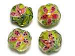 grace lampwork beads artisan handmade glass beads SRA