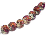 grace lampwork beads artisan handmade glass beads SRA