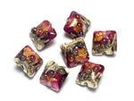10108904 - Seven Cranberry Treasure Pillow Beads