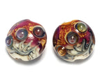 grace lampwork beads artisan handmade glass beads SRA