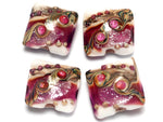 grace lampwork beads artisan handmade glass beads SRA