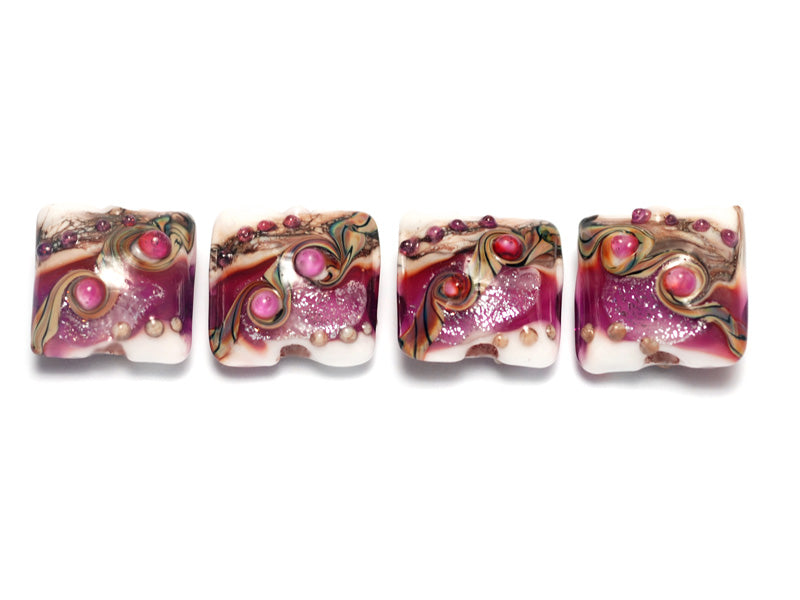 grace lampwork beads artisan handmade glass beads SRA
