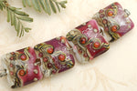 grace lampwork beads artisan handmade glass beads SRA