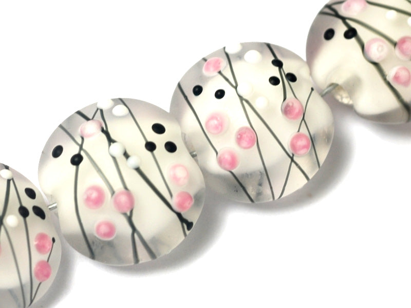 10109612 - Four Champagne Party Lentil Beads