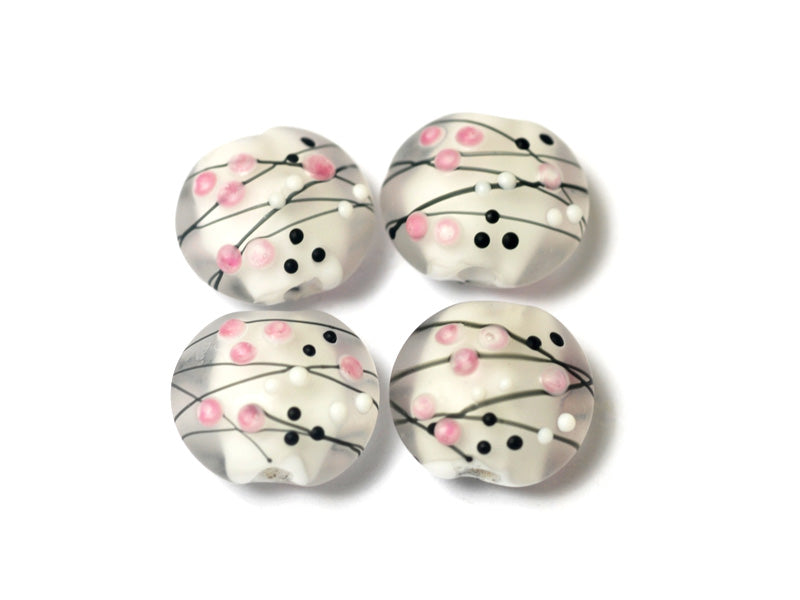 10109612 - Four Champagne Party Lentil Beads
