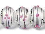 10109621 - Six Champagne Party Rondelle Beads