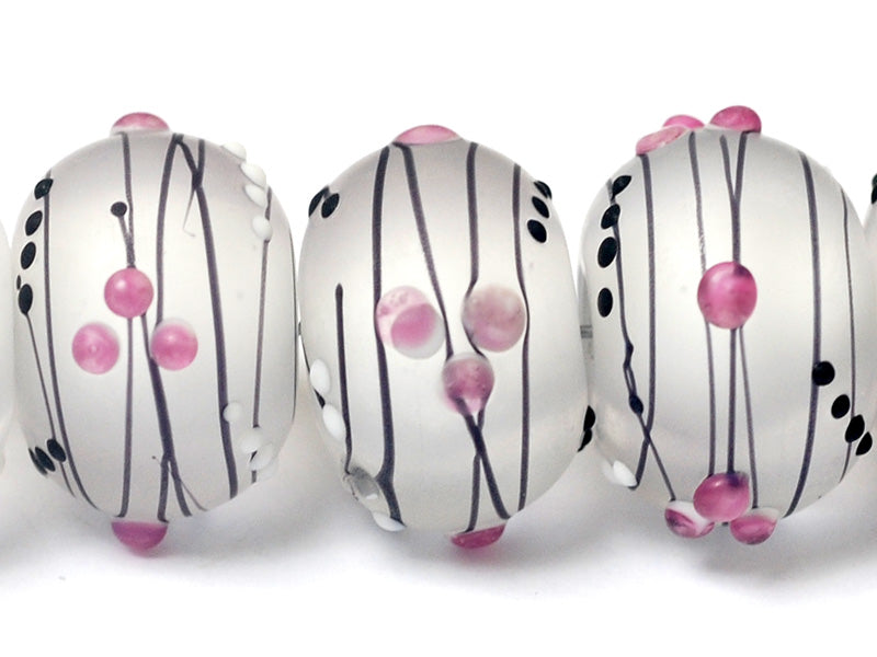 10109621 - Six Champagne Party Rondelle Beads