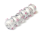 10109621 - Six Champagne Party Rondelle Beads