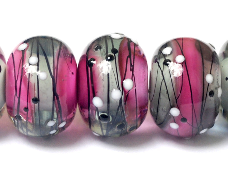 10109721 - Six Diva Party Rondelle Beads