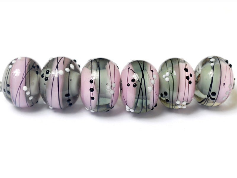 10109821 - Six Princess Party Rondelle Beads