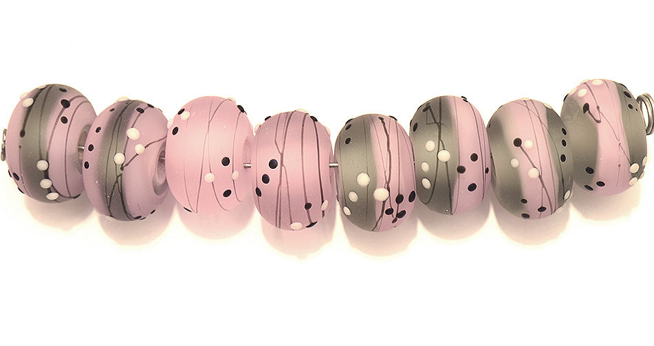 10109841 - Eight Princess Party Rondelle Beads