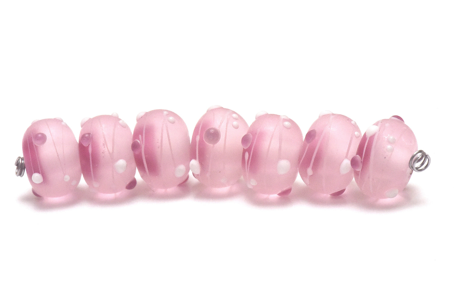 10110501 - Seven Matte Slumber Party Rondelle Beads