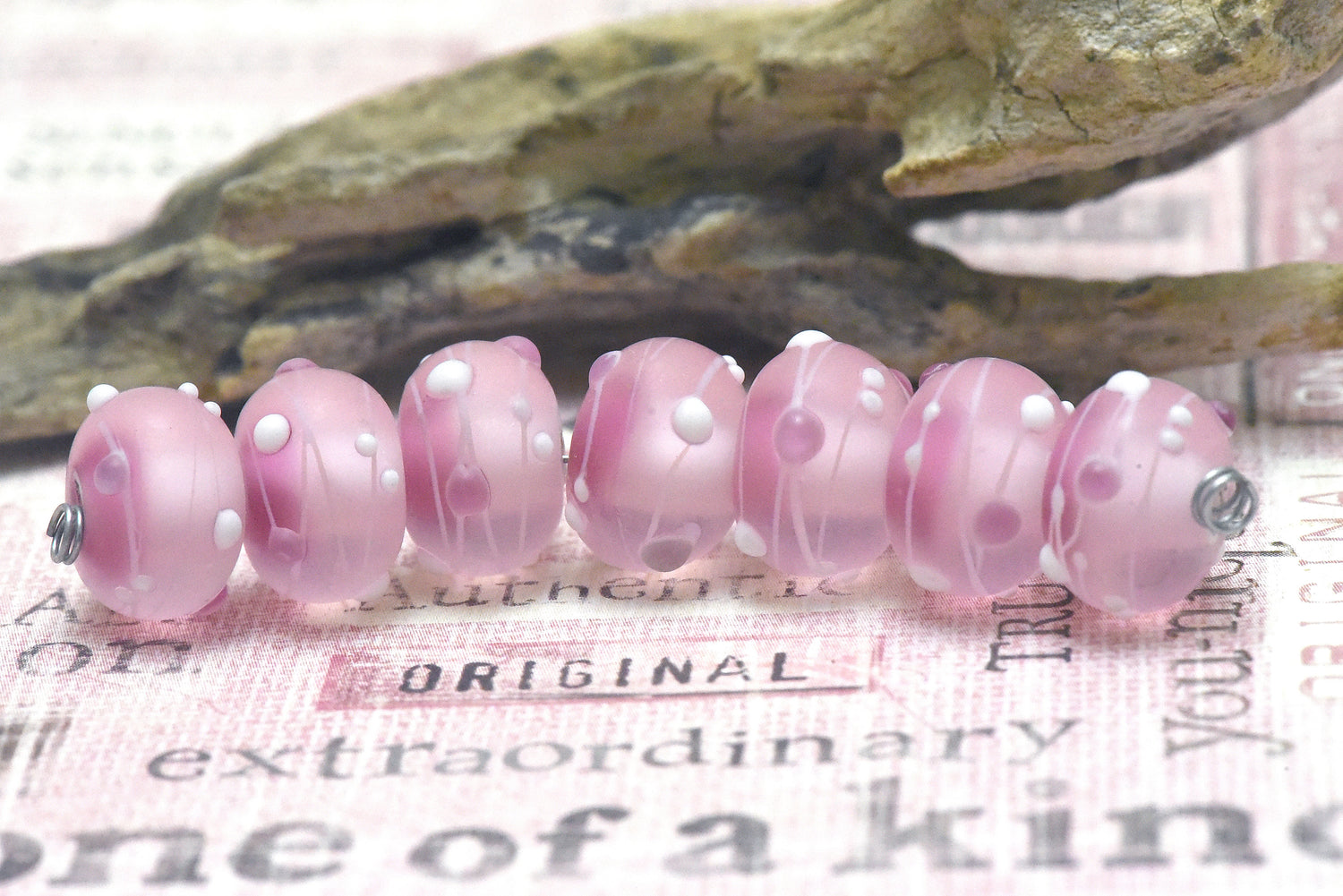 10110501 - Seven Matte Slumber Party Rondelle Beads