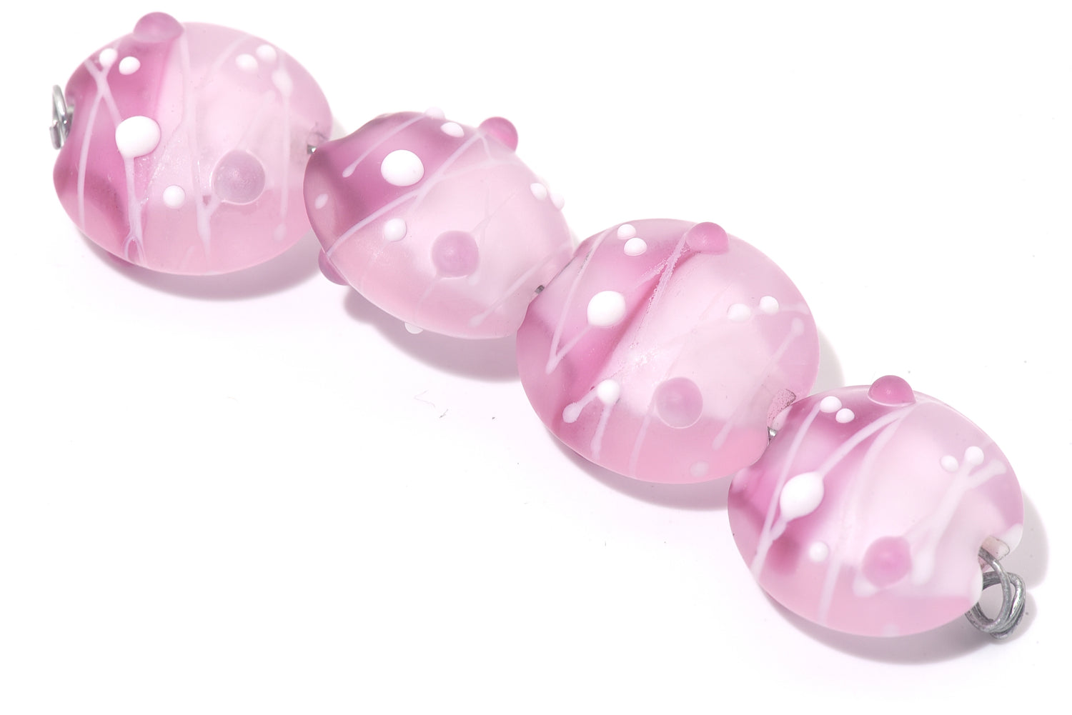10110512 - Four Matte Slumber Party Lentil Beads