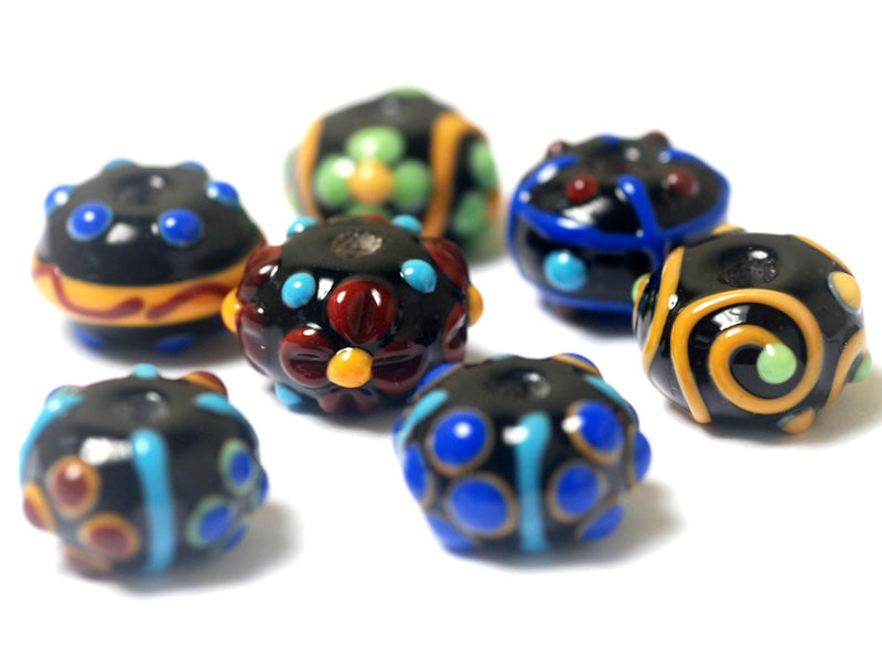 grace lampwork beads artisan handmade glass beads SRA