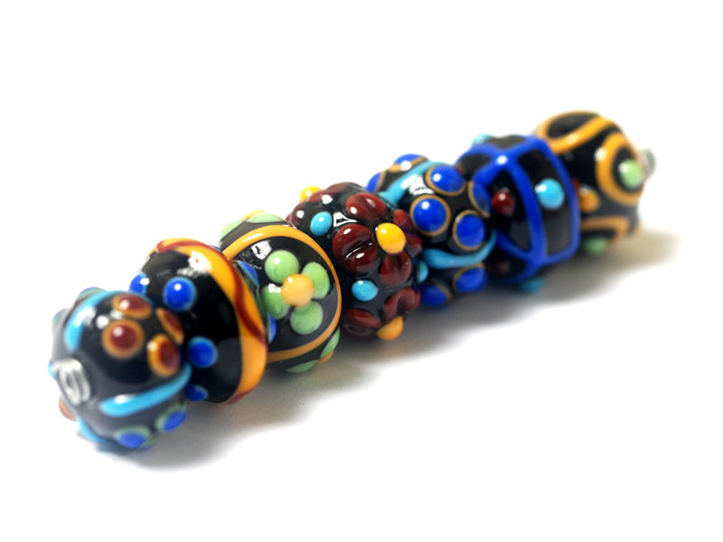grace lampwork beads artisan handmade glass beads SRA