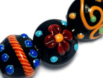 grace lampwork beads artisan handmade glass beads SRA