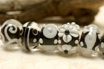 grace lampwork beads artisan handmade glass beads SRA