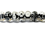 grace lampwork beads artisan handmade glass beads SRA
