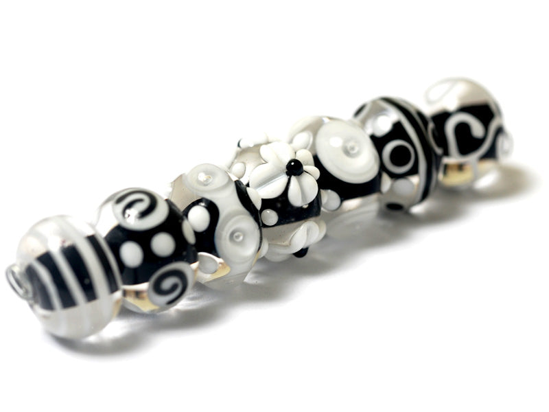 grace lampwork beads artisan handmade glass beads SRA