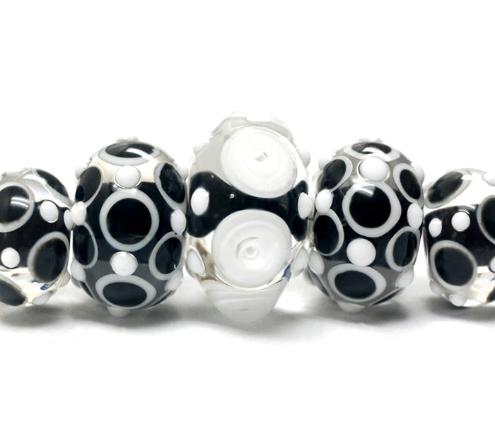grace lampwork beads artisan handmade glass beads SRA