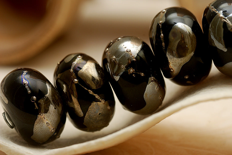 grace lampwork beads artisan handmade glass beads SRA