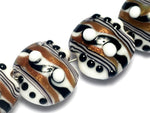 10204512 - Four Sophisticated Trio Lentil Beads