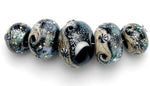 grace lampwork beads artisan handmade glass beads SRA