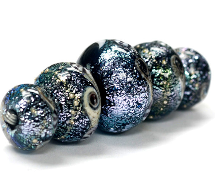 grace lampwork beads artisan handmade glass beads SRA