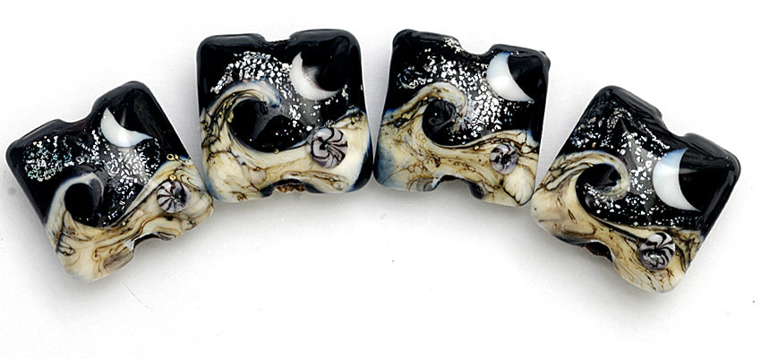 grace lampwork beads artisan handmade glass beads SRA