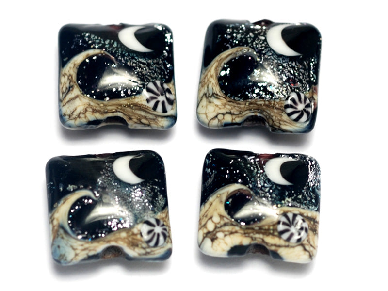 grace lampwork beads artisan handmade glass beads SRA