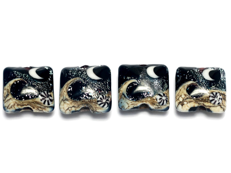 grace lampwork beads artisan handmade glass beads SRA