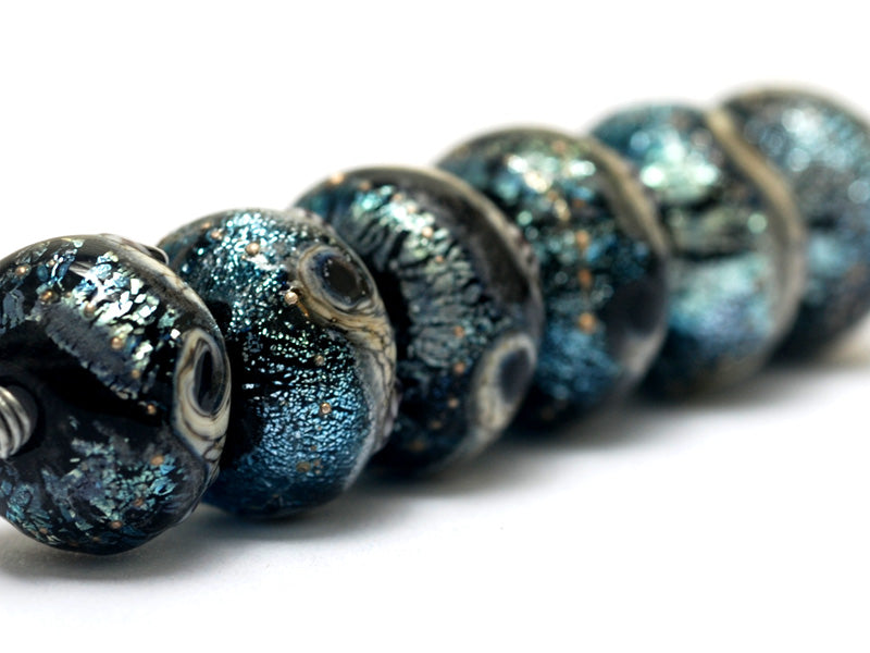 grace lampwork beads artisan handmade glass beads SRA
