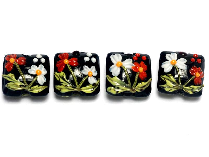 grace lampwork beads artisan handmade glass beads