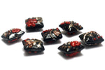 10205204 - Seven Copper Shadow Pillow Beads