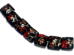 10205204 - Seven Copper Shadow Pillow Beads