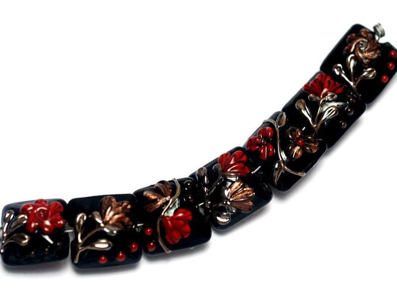 10205204 - Seven Copper Shadow Pillow Beads