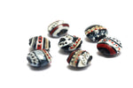 grace lampwork beads artisan handmade glass beads SRA
