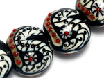 grace lampwork beads artisan handmade glass beads SRA