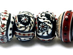 grace lampwork beads artisan handmade glass beads SRA